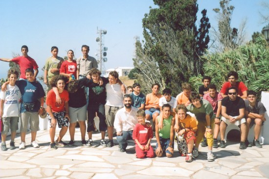 Με τα παιδιά της κατασκήνωσης στον Αρνάδο